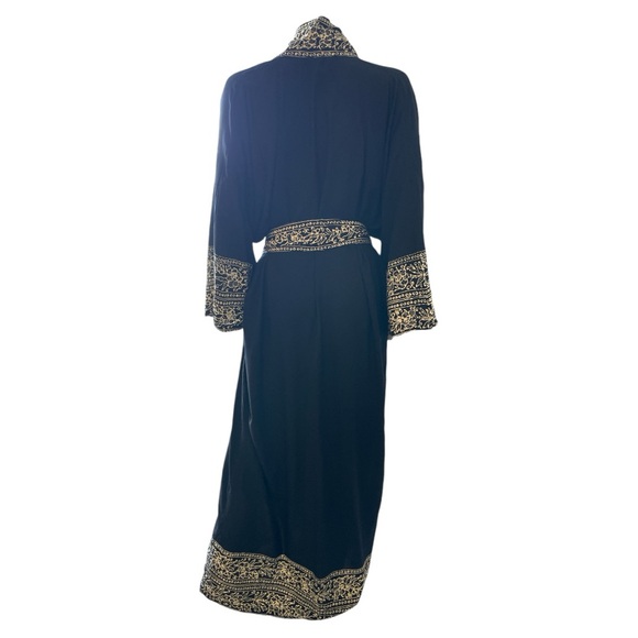 Indonesian Floral Print Robe One Size - Picture 6 of 11